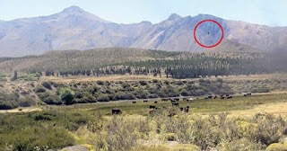 un drone o un UFO l'oggetto volante avvistato tra le montagne della Patagonia?