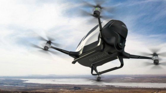 Drone taxi porta in volo i passeggeri a 100 km/h