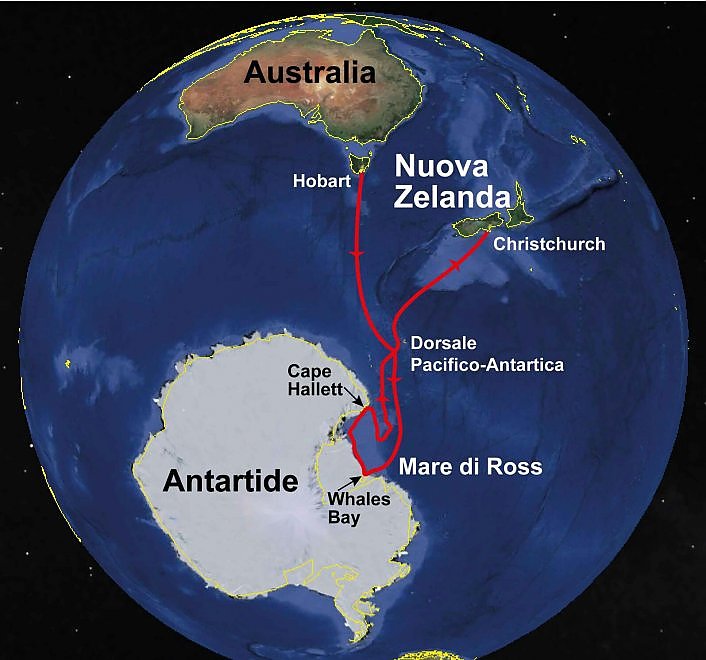 La missione dell'Ogs Explora in Antartide