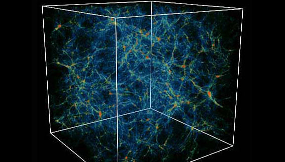 Un ponte fra le galassie formato dalla materia oscura