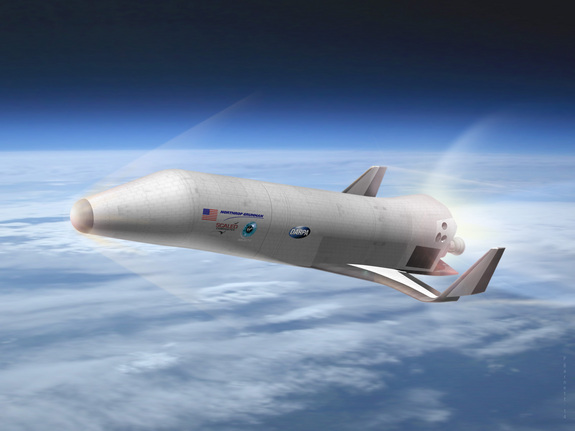 Il nuovo spazioplano con il motore modificato dello Shuttle