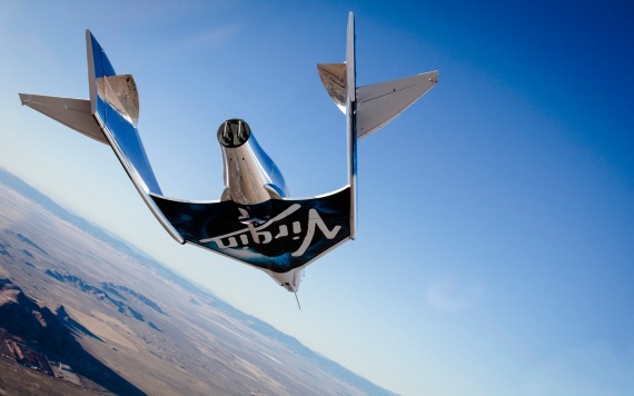 Virgin SpaceShip Unity, l'aereo razzo suborbitale di Virgin Galactic (in sigla, VSS Unity). | Virgin Galactic