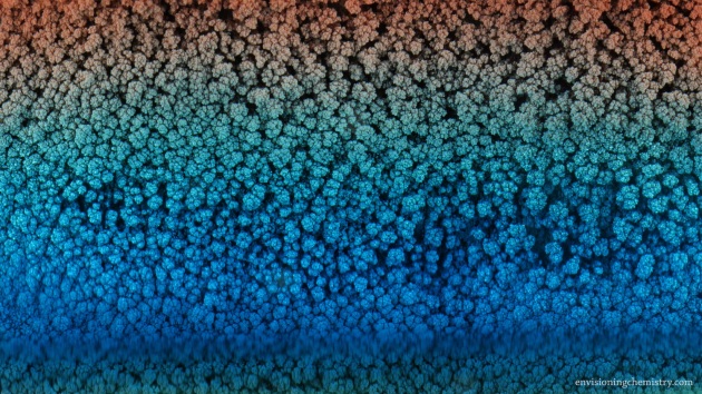 Cristalli di rame: da vicino ricordano la superficie di un cavolfiore.|YAN LIANG/ENVISIONING CHEMISTRY