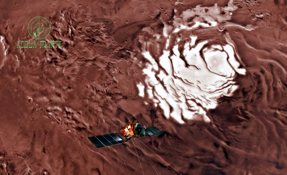 Scoperta l'Acqua su Marte da parte di un team di scienziati italiano