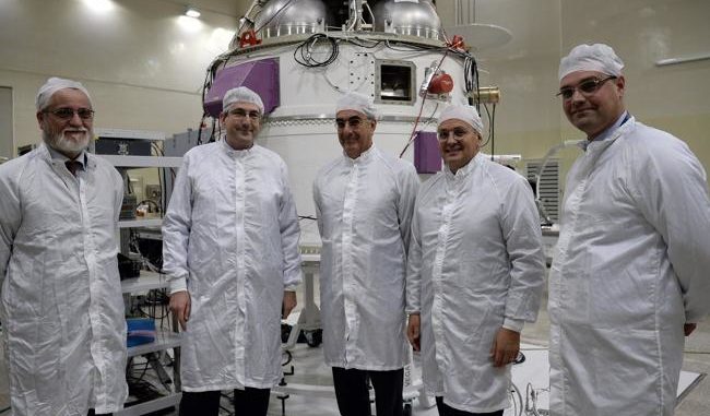 Colleferro. Visita agli impianti Avio e test del motore M10. Nella foto l'AD di Avio Giulio Ranzo, il Sottosegretario Stefano Gualandris, Stefano Bianchi Photo. (Fabio Cimaglia / LaPresse)