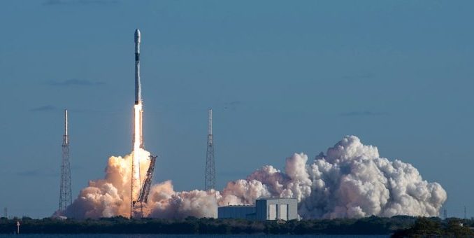 Il lancio del GPS 3. (C) SpaceX