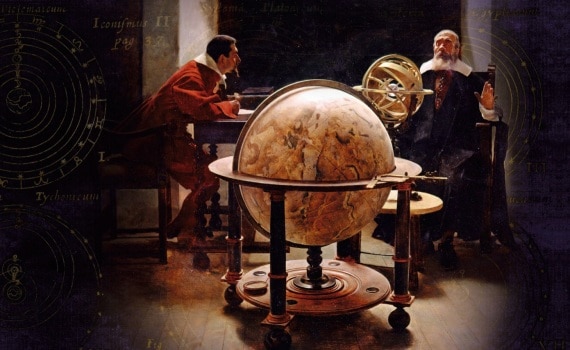 Galileo con Vincenzo Viviani, suo discepolo e assistente dal 1639.