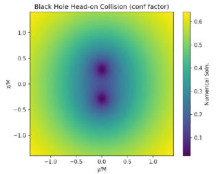 Immagine tratta da una simulazione prodotta con BlackHoles@Home