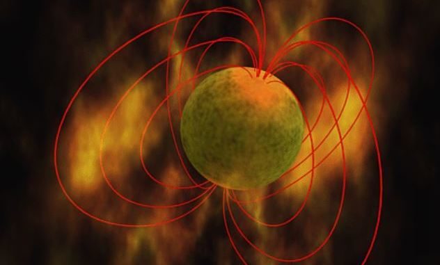 Le magnetar sono caratterizzate da un fortissimo campo magnetico (credito: PD, via Wikimedia Commons)