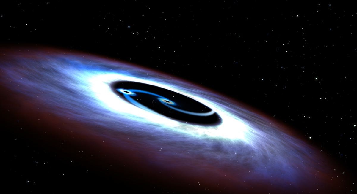 Quelle quasar rosse che "mangiano" le galassie