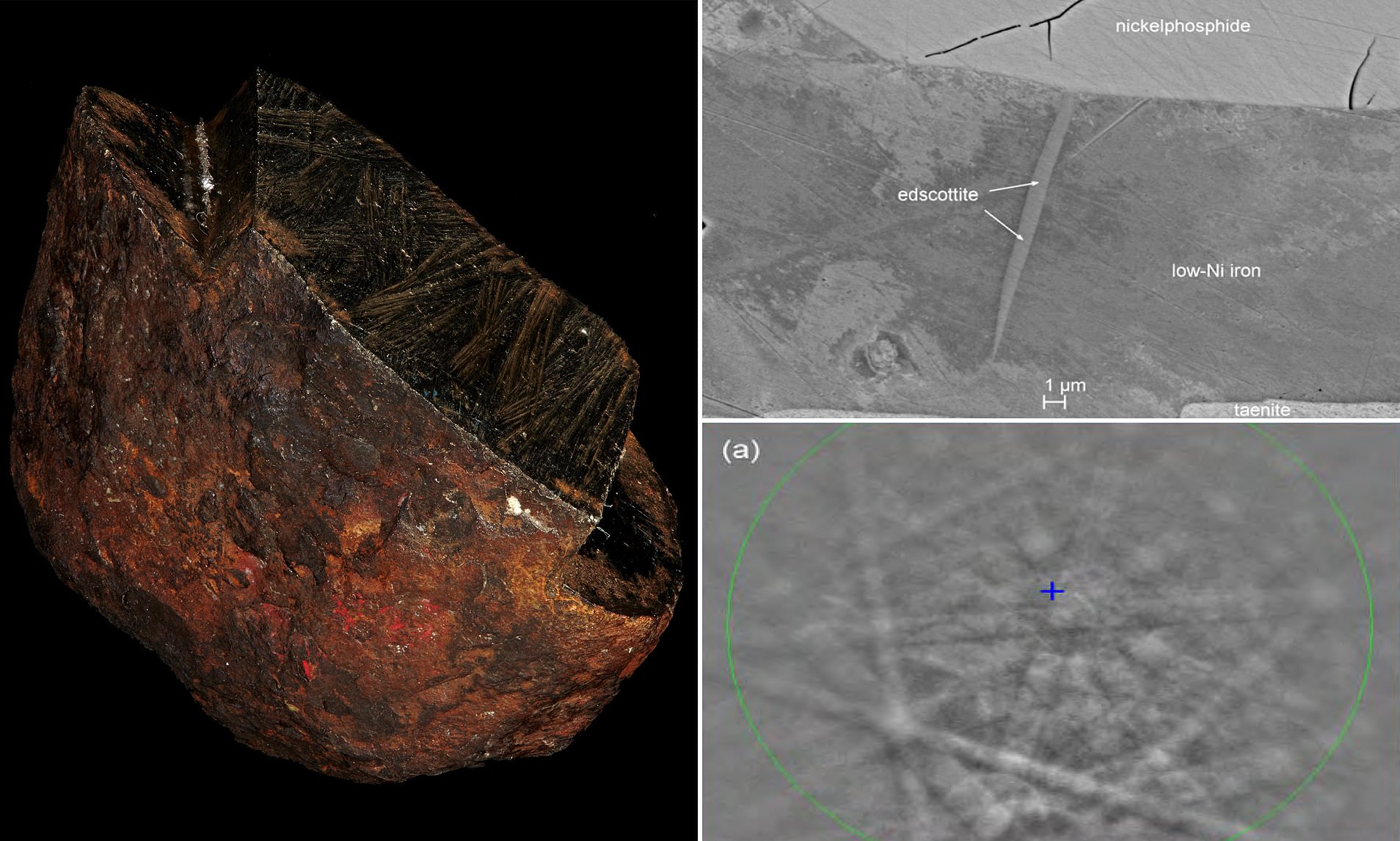 Nuovo materiale edscottite scoperto nel meteorite Wedderburn