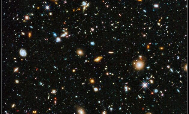 Una piccola, piccola porzione di Spazio e 10.000 galassie, e tutte si muovono, ognuna rispetto a tutte le altre. A quale velocità?|Hubble / Nasa / Esa