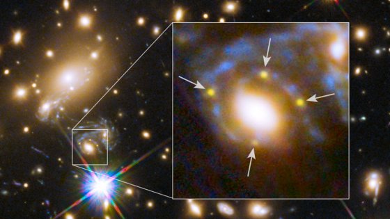 L'effetto di lensing fa pensare a un universo non piatto