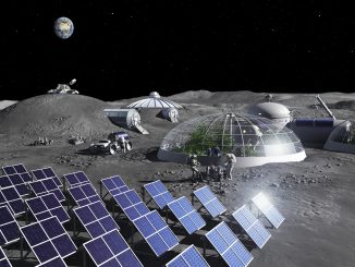 Creazione di ossigeno da regolite per la base spaziale lunare