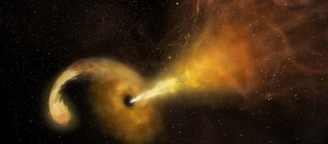 Fotografati getti di materia di un buco nero, si estendono per 1 milione di anni luce