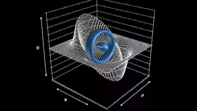 Un dispositivo di trasmissione della curvatura a forma di anello proposto per la prima volta dal fisico messicano Miguel Alcubierre. Crediti: Harold White