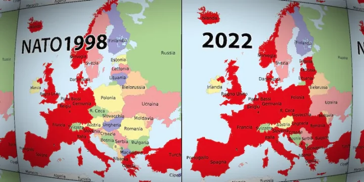 Che storia c’è dietro a questa mappa sulla NATO. È molto usata per mostrare l'espansione dell'alleanza verso est e sostenere le ragioni di Putin, ma bisogna interpretarla col contesto.