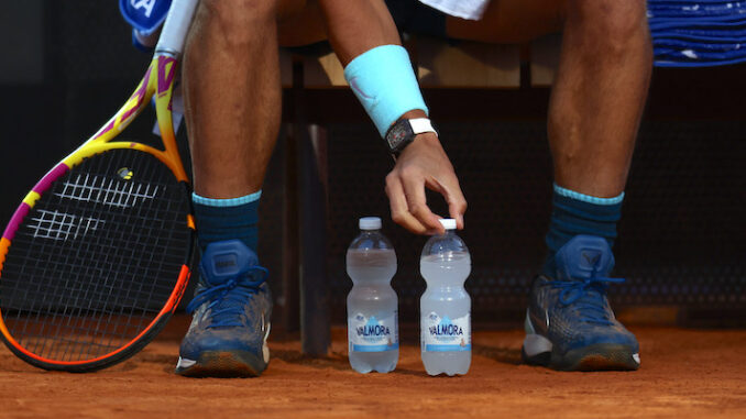 Il tennista spagnolo Rafael Nadal agli Internazionali di Roma, il 12 maggio 2022 (Alex Pantling/Getty Images)