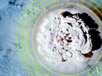 L'onda d’urto del vulcano Tonga è passata sul Mediterraneo