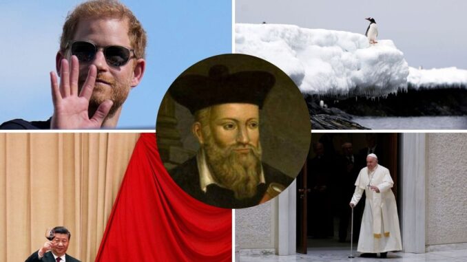 Il 2024 secondo Nostradamus: un nuovo Papa, Harry sul trono e la guerra con la Cina.
