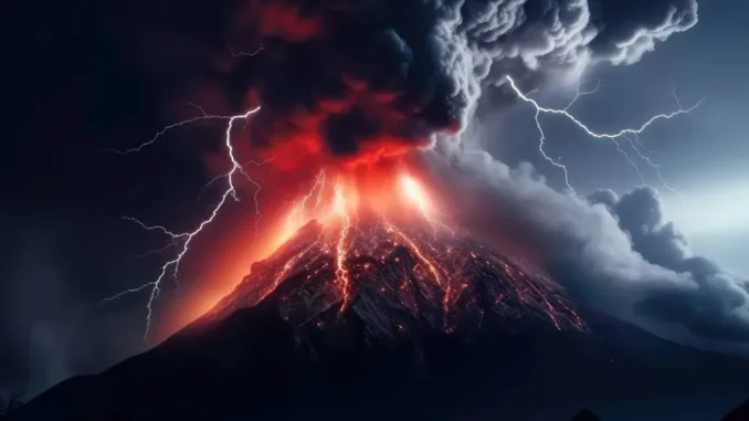 Questi raggi si trovano all'interno delle nubi di cenere emesse dalle eruzioni vulcaniche.