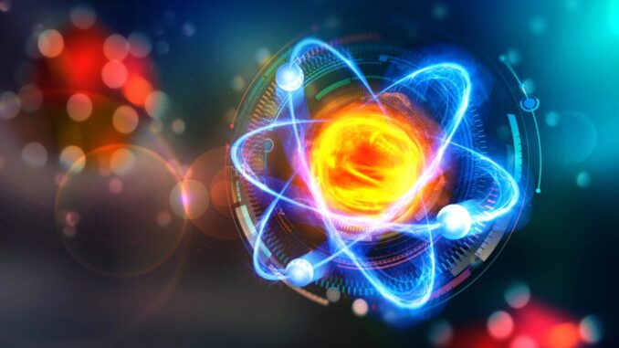 Questa foto mostra gli atomi che si trasformano in onde quantistiche, come previsto da Schrödinger